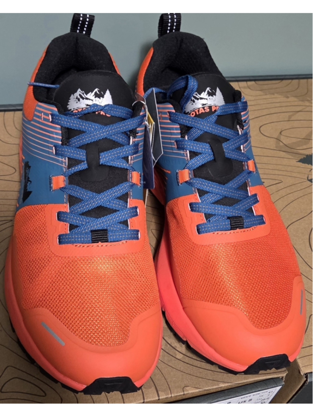 New Botas Pro BP250RG Orange Outdoor Running Shoes – Sizes Available